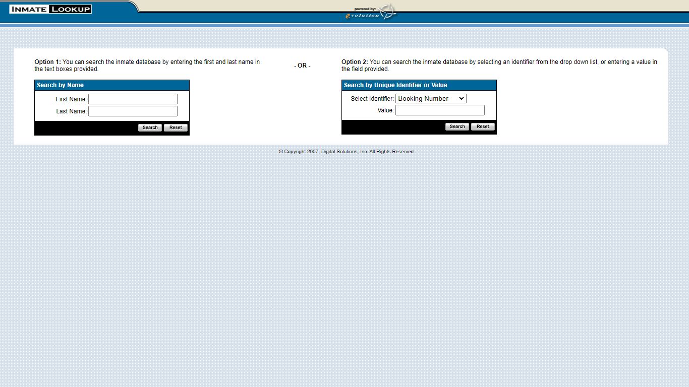 Inmate Lookup Tool